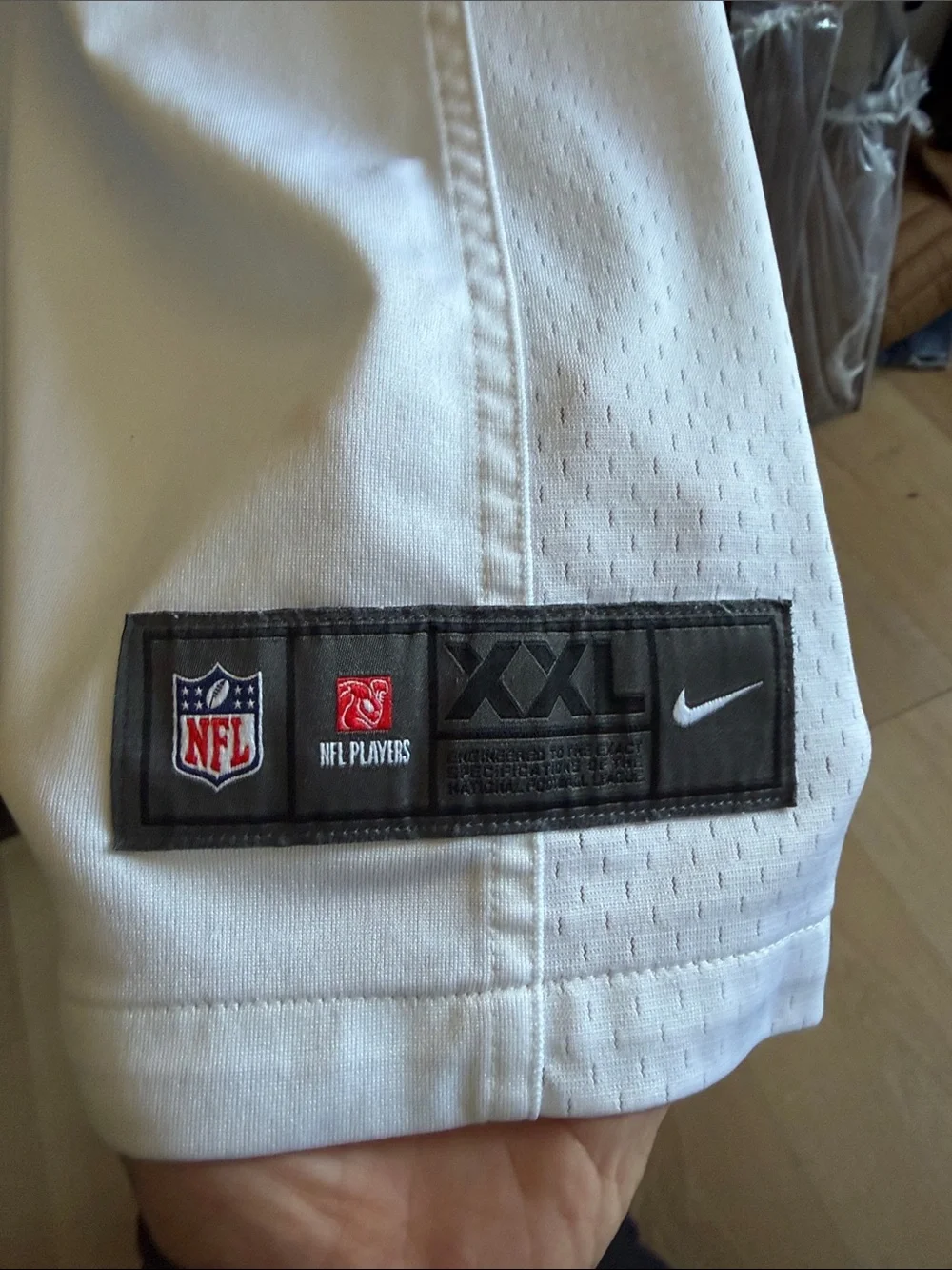 Nike white football